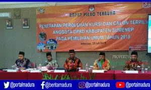 KPU Sumenep Tetapkan 50 Caleg Terpilih Periode 2019-2024