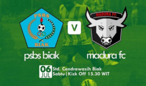 Live PSBS Biak Vs Madura FC, Laskar Jokotole Tanpa Bakori Andreas