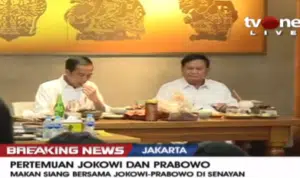 Live Streaming Pertemuan Jokowi dan Prabowo