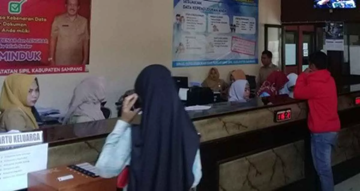Stok Blangko KTP Elektronik Kosong di Sampang