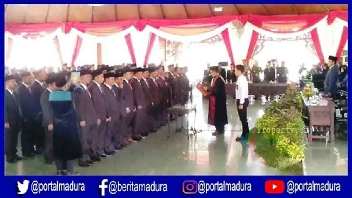 45 Anggota DPRD Pamekasan Periode 2019-2024 Diambil Sumpah