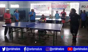 Busyro Karim Buka Turnamen Tenis Meja Bupati Cup 2019