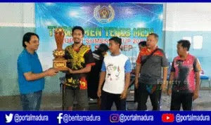 Juara I Turnamen Tenis Meja Bupati Sumenep Cup 2019 Diboyong Bulog
