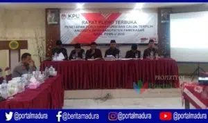 KPU Pamekasan Tetapkan 45 Anggota DPRD, Separuh Adalah Pendatang Baru