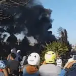 BreakingNews-Kebakaran Landa Toko Material Bangunan di Pasar Lenteng, Sumenep