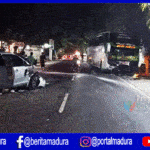 Toyota Innova vs Bus Pariwisata, PNS Sumenep Meninggal Dunia