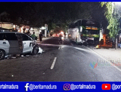 Toyota Innova vs Bus Pariwisata, PNS Sumenep Meninggal Dunia