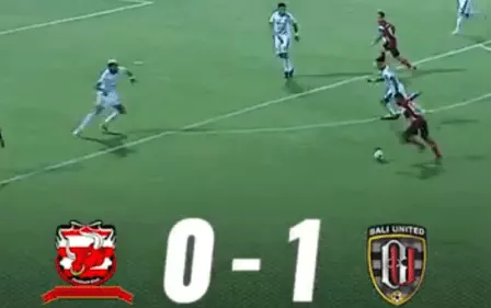 Gol Tunggal Bali United Kalahkan  di Kandang