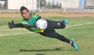 Official training Madura FC di Stadion Rondong Demang di Tenggarong pada Minggu pagi (18/18/2019).(@madurafc)