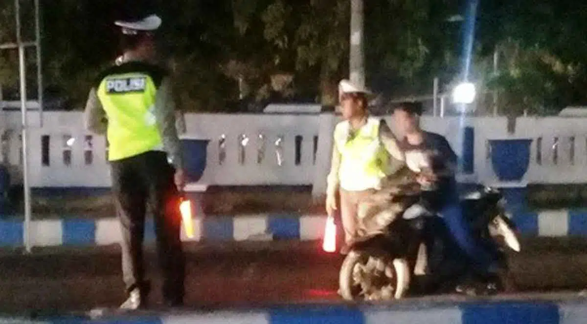 Operasi Patuh Semeru 2019, Pemotor GL Max Kabur di Sampang