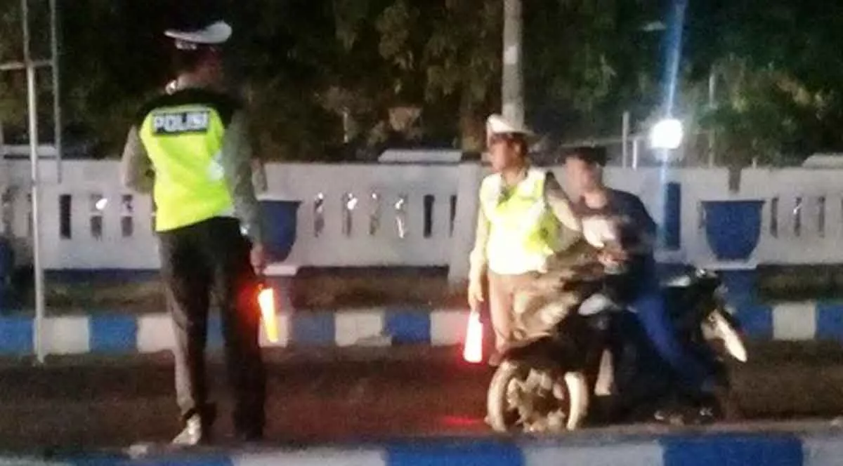 Operasi Patuh Semeru 2019, Pemotor GL Max Kabur di Sampang