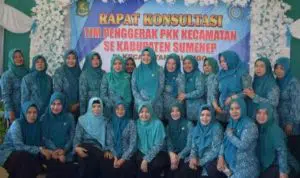 Kader PKK se Kabupaten Sumenep pada rapat konsultasi di Talango, Sumenep (Foto. Istimewa for portalmadura.com)