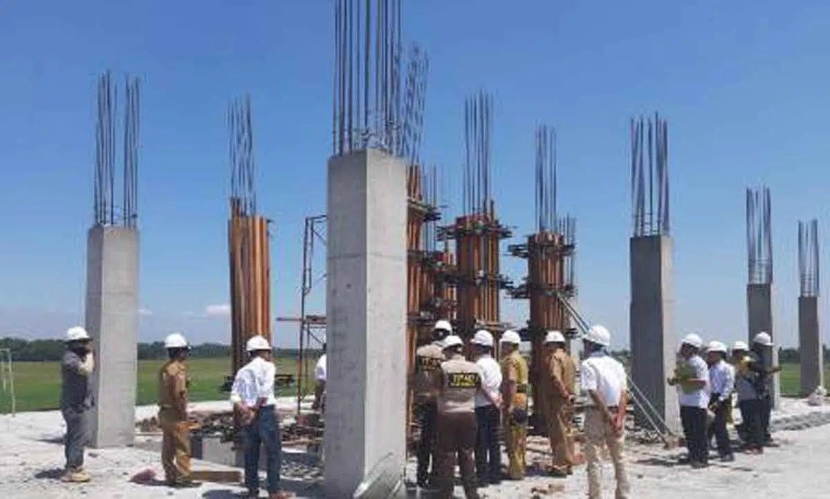 TP4D Kejari Bangkalan Cek Pekerjaan Gedung DPRD