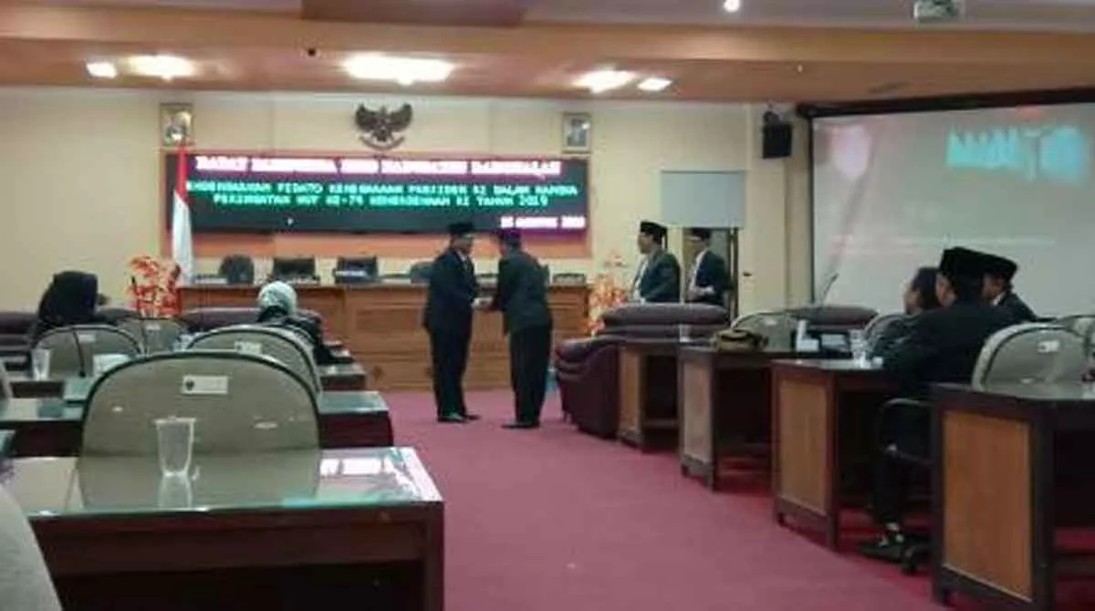 Pidato Kebangsaan, Hanya 15 Anggota DPRD Bangkalan Yang Hadir