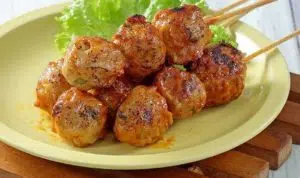 Resep Sate Bakso Udang Goreng Saus Mentega yang Gurih