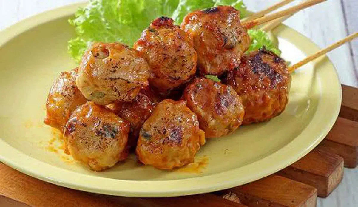 Resep Sate Bakso Udang Goreng Saus Mentega yang Gurih