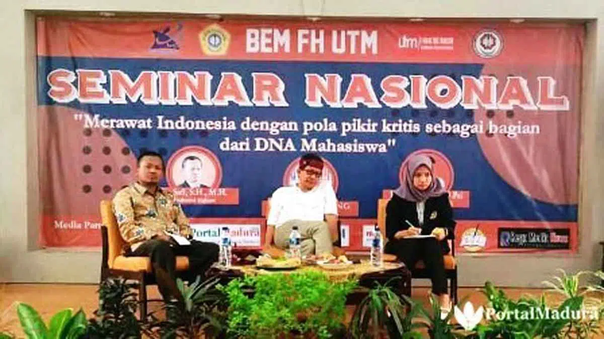 Datang ke UTM, Rocky Gerung Minta Mahasiswa Kritis dan Peka Lingkungan