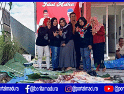 Wujud Solidaritas dan Ketakwaan, PDI Perjuangan Sumenep Sembelih 1 Ekor Sapi Kurban