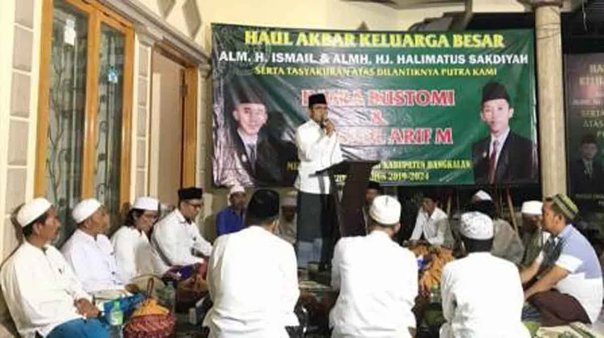Tasyakuran Dua Anggota Legislatif, Bupati Bangkalan Minta Doakan Almarhum Ra Fuad