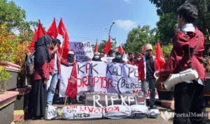 Gelombang Aksi Penolakan Revisi UU KPK Berlanjut di Bangkalan