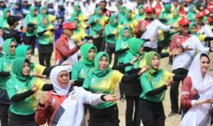 Haornas, Gubernur Jatim Ajak Masyarakat Rajin Berolahraga
