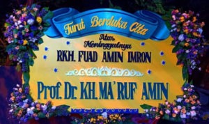 Wakil Presiden Terpilih Kirim Karangan Bunga Ucapan Duka Cita Untuk Ra Fuad