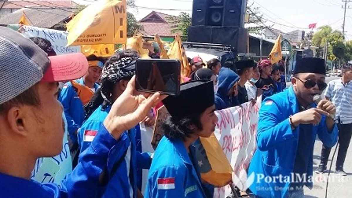 Demo Dugaan Represif Oknum Polisi, Pribadi Kapolres Minta Maaf Pada Aktivis PMII