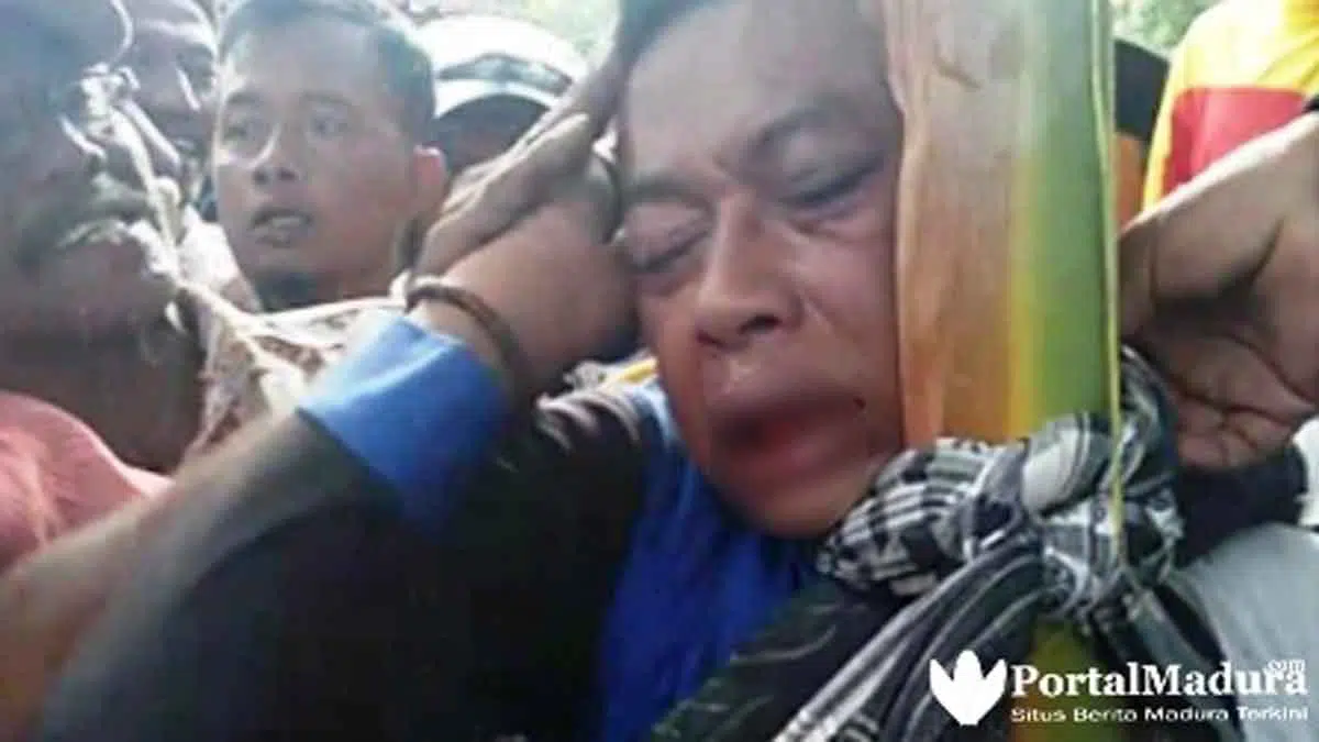 Pencuri Motor asal Pamekasan Babak Belur Dihajar Warga