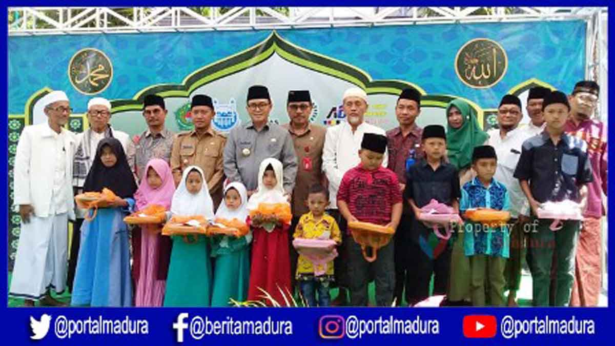 Pemkab Pamekasan Santuni 1480 Anak Yatim, Bupati Bersyukur