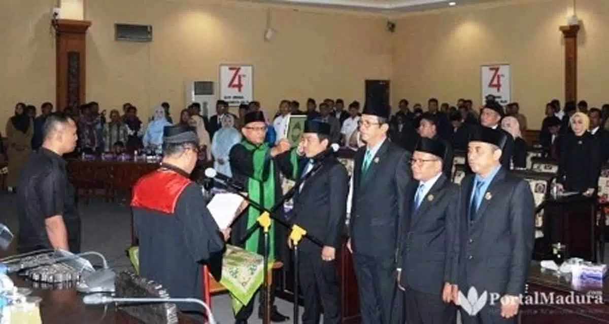 Empat Pimpinan DPRD Sumenep Dilantik