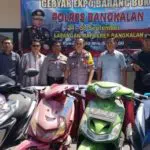 Polres Bangkalan Gelar ‘Gebyar Expo’ Barang Bukti 15 Unit Ranmor