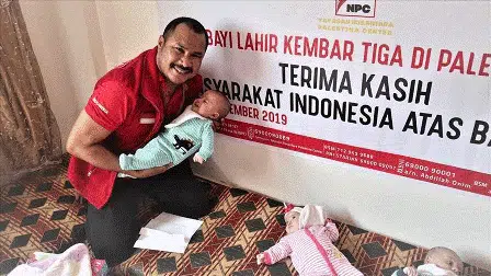 Relawan Indonesia Gerakkan Donasi Bantu Bayi Kembar Gaza