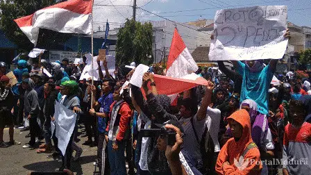 Siswa SMA di Sumenep Ikut Suarakan Penolakan RKUHP dan UU KPK