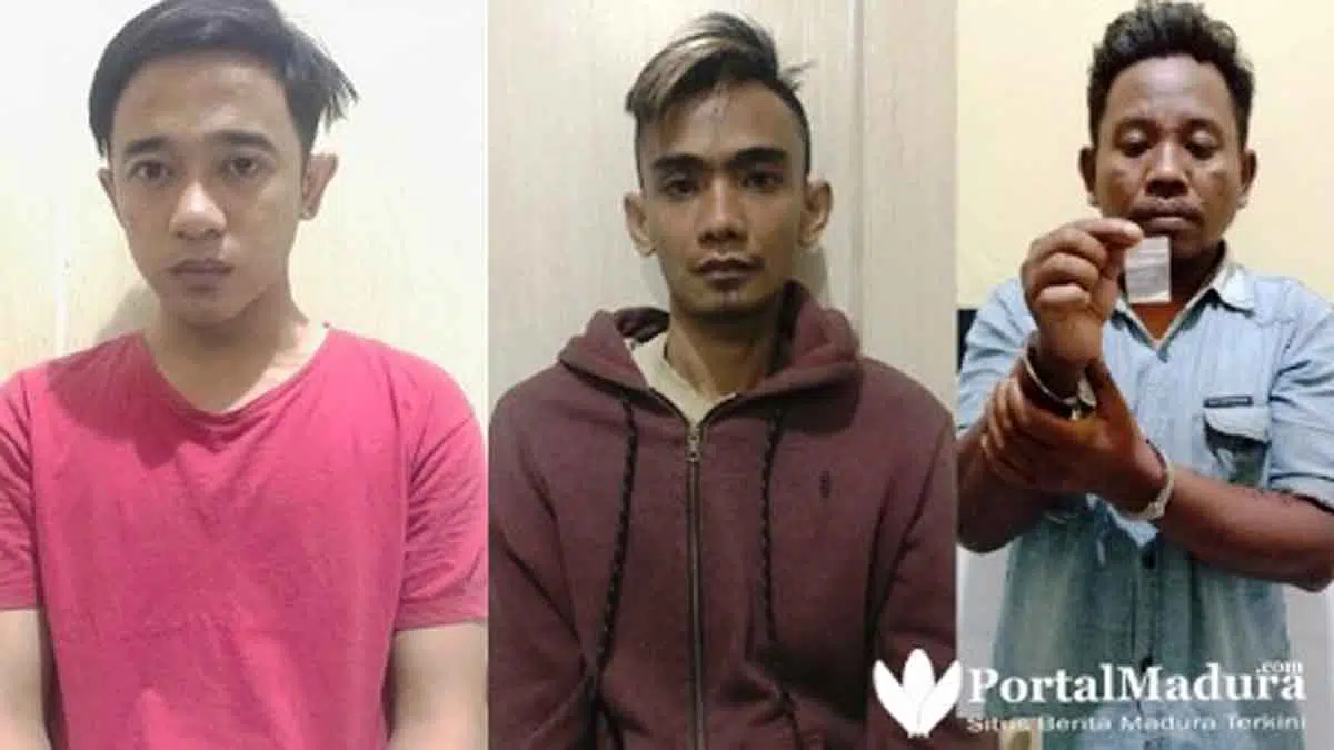 PNS Sumenep Terlibat, Tiga Budak Sabu Diringkus Polisi Madura