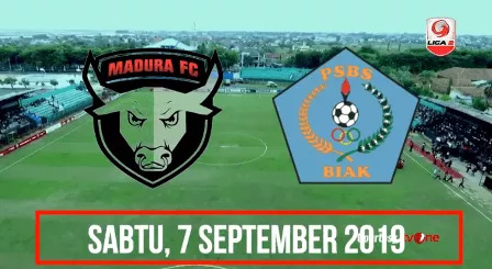 Madura FC vs PSBS Biak, Prediksi dan Link Live Streaming tvOne Liga 2 2019