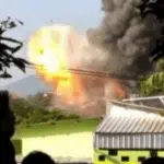 Detik-detik Gudang Markas Brimob di Semarang Meledak