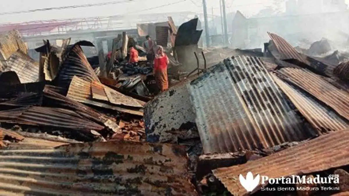 299 Kios Hangus, Kerugian Kebakaran Pasar Tanah Merah Capai Rp 5 Miliar