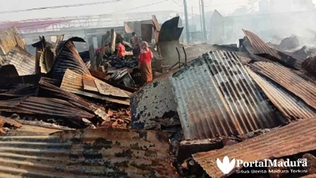 299 Kios Hangus, Kerugian Kebakaran Pasar Tanah Merah Capai Rp 5 Miliar