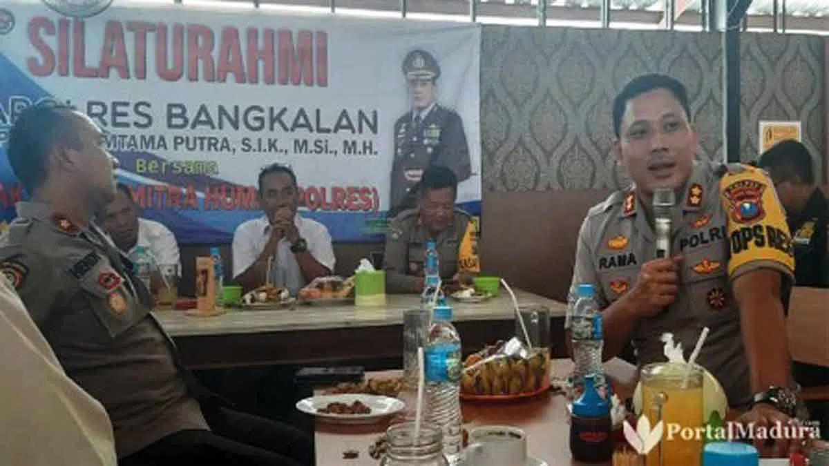 Kapolres Bangkalan Minta Wartawan Menjaga Kekompakan