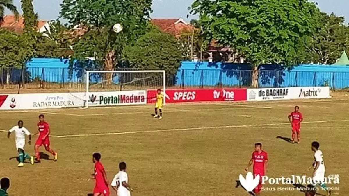 Laga Pamungkas, Madura FC Bantai Persatu Tuban 3-1