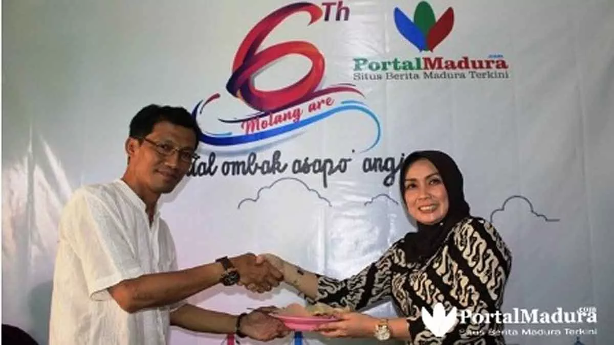 Hadiri Ultah ke-6 Portal Madura, Melly Sufianti: Media itu mitra kerja