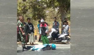 Dilindas Truk, Pemotor di Pamekasan Tewas