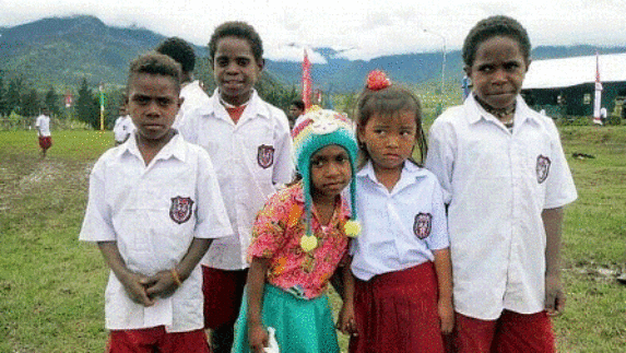 TNI Aktivitas Sekolah di Wamena Hari Ini Mulai Berjalan