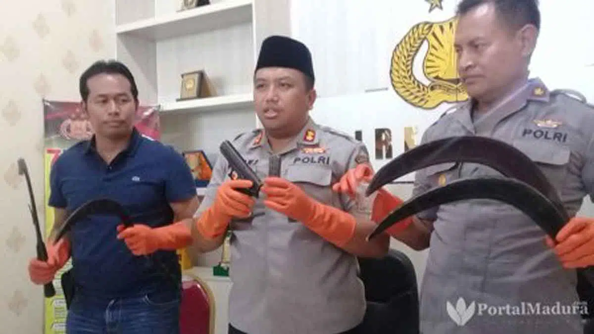 10 Orang Kedapatan Sajam Saat Pilkades Diamankan