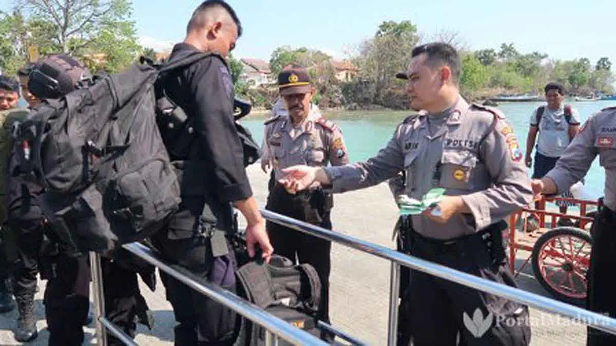 Amankan Pilkades, 720 Personel Polres Sumenep Diberangkatkan ke Kepulauan