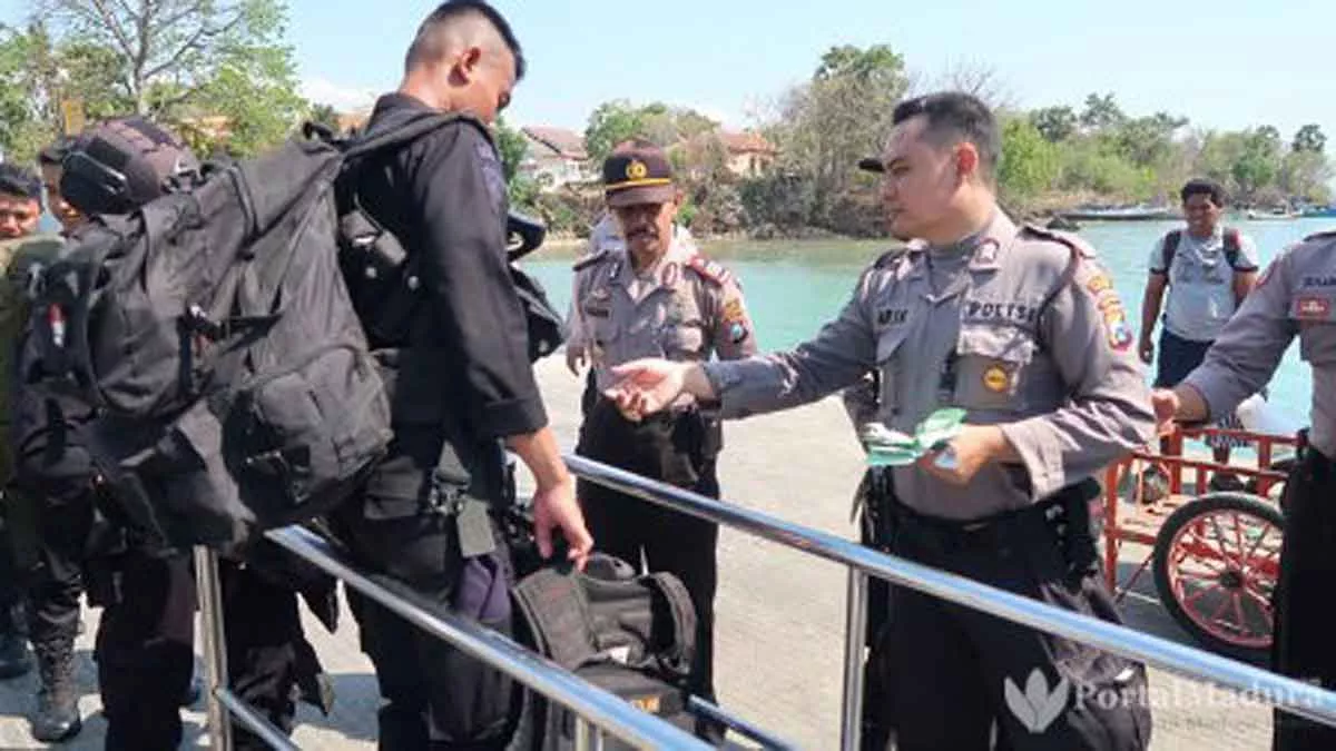 Amankan Pilkades, 720 Personel Polres Sumenep Diberangkatkan ke Kepulauan