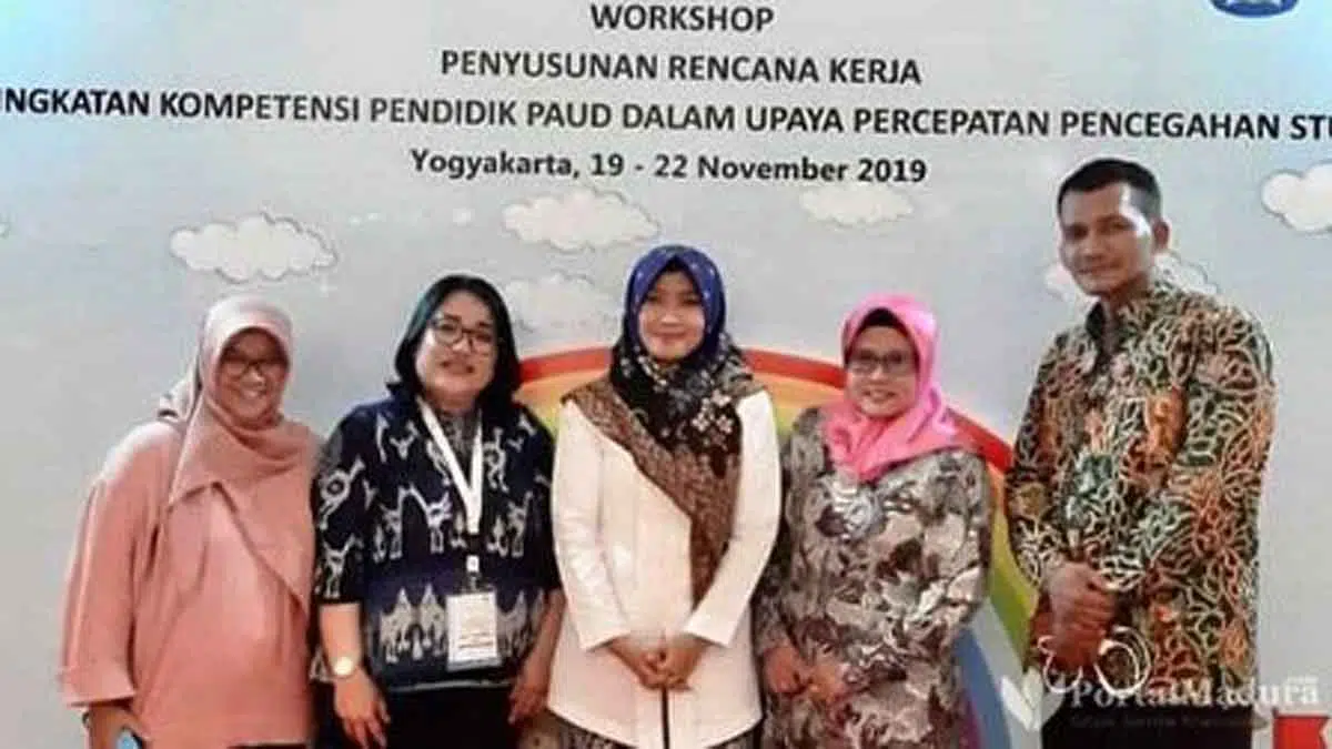 Ngisi Workshop di Yogyakarta, Istri Bupati Pamekasan Sampaikan Ide Peningkatan PAUD