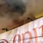 Lantai Dua Swalayan Adirasa di Sumenep Terbakar