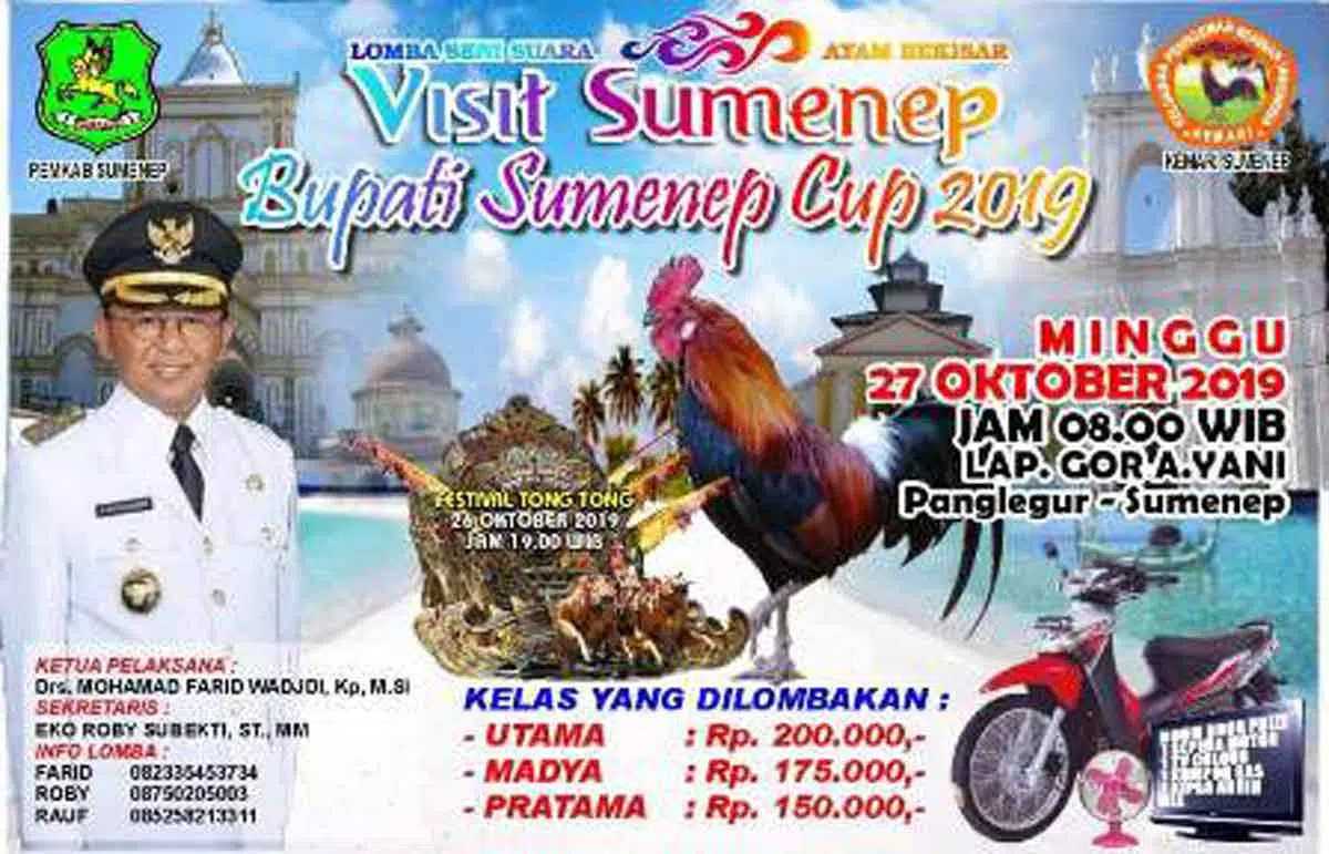 Ikuti dan Saksikan Lomba Seni Suara Ayam Bekisar 2019
