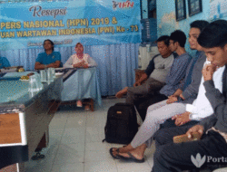 Komunitas Literasi Kunjungi Kantor PWI Sumenep